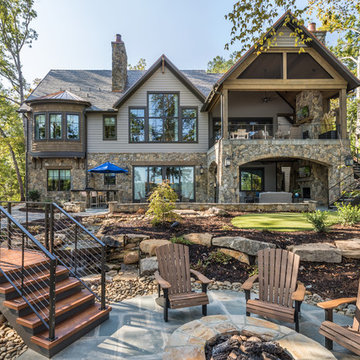 Lake Keowee, SC Custom Home Exterior