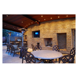 Lake LBJ Pool, Cabana & Boat House - Contemporary - Patio - Austin | Houzz