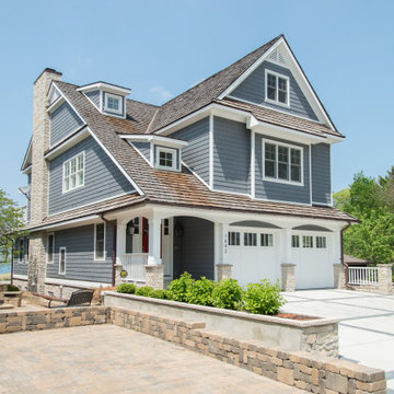 Lake Michigan Beach Home Street View