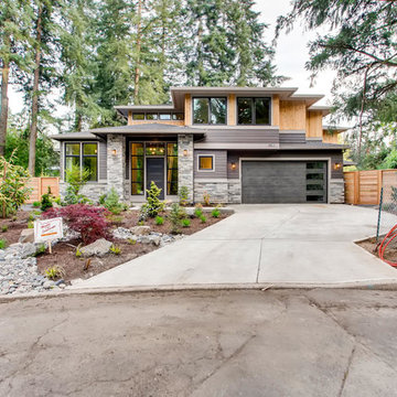 Lake Oswego, OR Contemporary Craftsman Custom Home