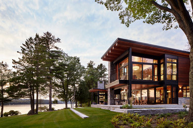 Inspiration for a modern exterior home remodel in Other