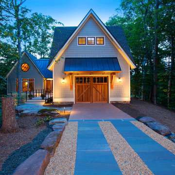 Lakefront Timber Frame Home and Pavillions