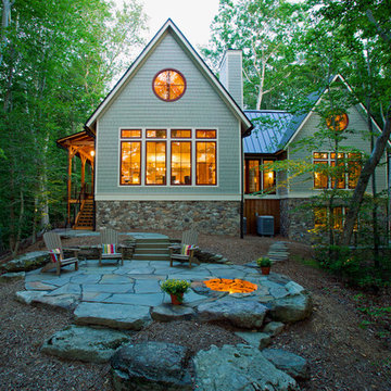 Lakefront Timber Frame Home and Pavillions