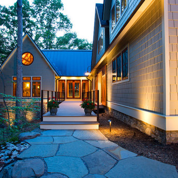 Lakefront Timber Frame Home and Pavillions