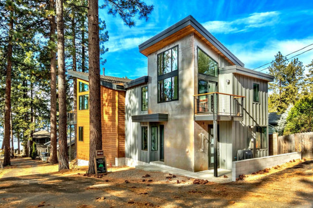 Rustic Exterior by Sierra Sustainable Builders