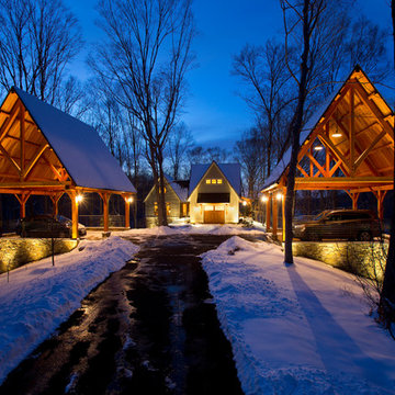 Lakeside Timber Frame Home and Pavilions