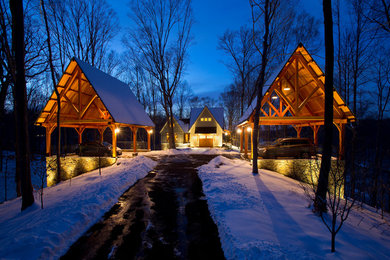 Lakeside Timber Frame Home and Pavilions