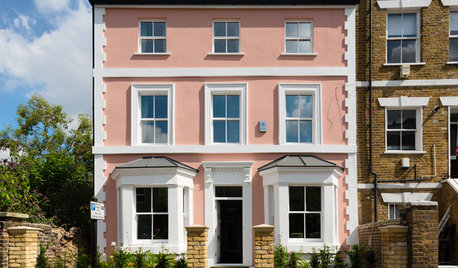 British Houzz: A Worn-Out Victorian Is Tickled Pink