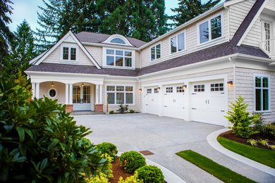 Transitional exterior home photo in Seattle