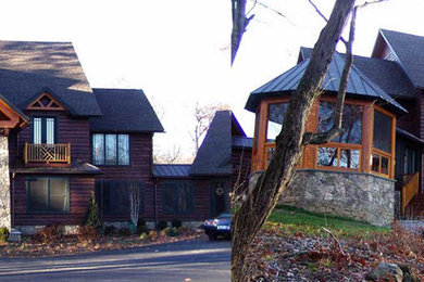 Craftsman exterior home idea in New York