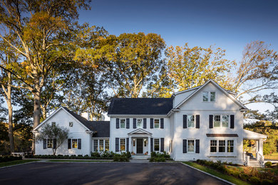 Inspiration for a country exterior home remodel in DC Metro