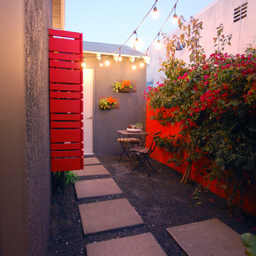 Long Beach Bungalow backyard