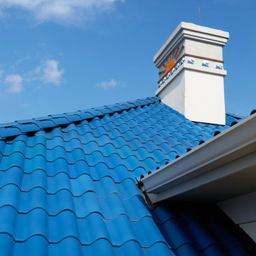 Ludowici Blue Tile Roof