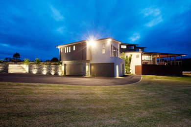 Contemporary house exterior in Gold Coast - Tweed.