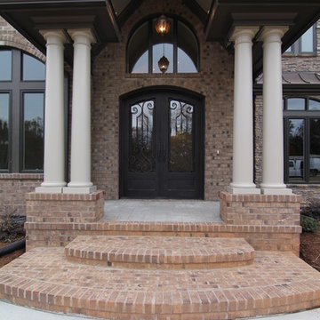 Luxury home front entrance