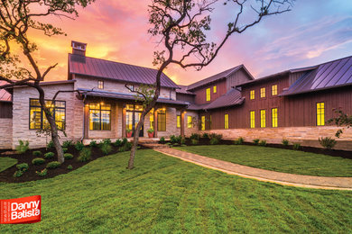 Example of a mountain style exterior home design in Austin