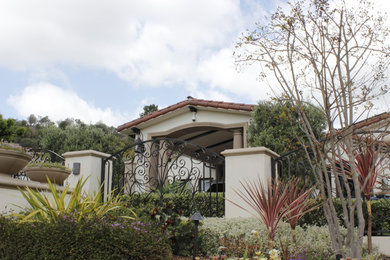 Mediterranean exterior home idea in Orange County