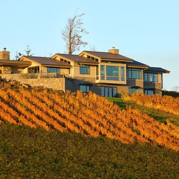 Luxury Wine Country Custom Vineyard Home