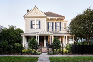 Traditional house exterior in New Orleans.