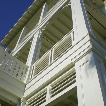 Marino Residence- Front Facade Porches