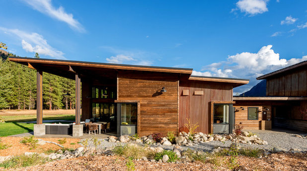 Industrial Exterior by Dan Nelson, Designs Northwest Architects