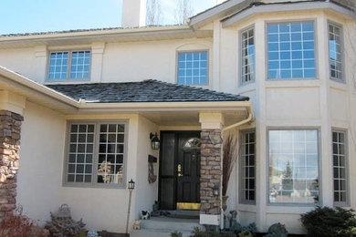 Inspiration for an exterior home remodel in Calgary
