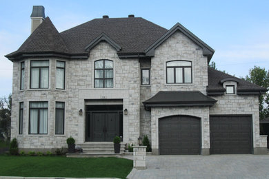 Inspiration for an exterior home remodel in Montreal