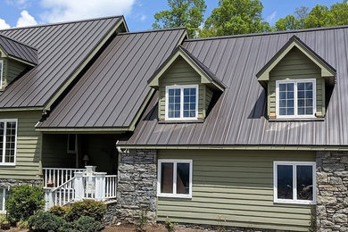 Exterior home photo in Other with a metal roof