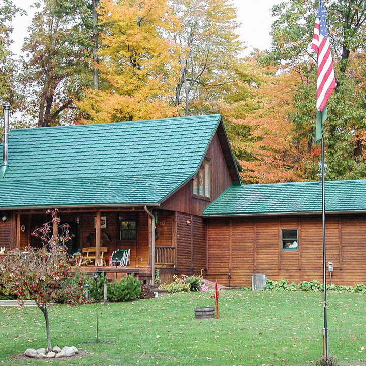 Green Metal Roof - Photos & Ideas | Houzz