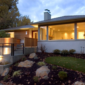 Mid-century L-house whole house remodel