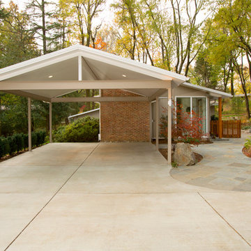 Mid Century Modern Carport