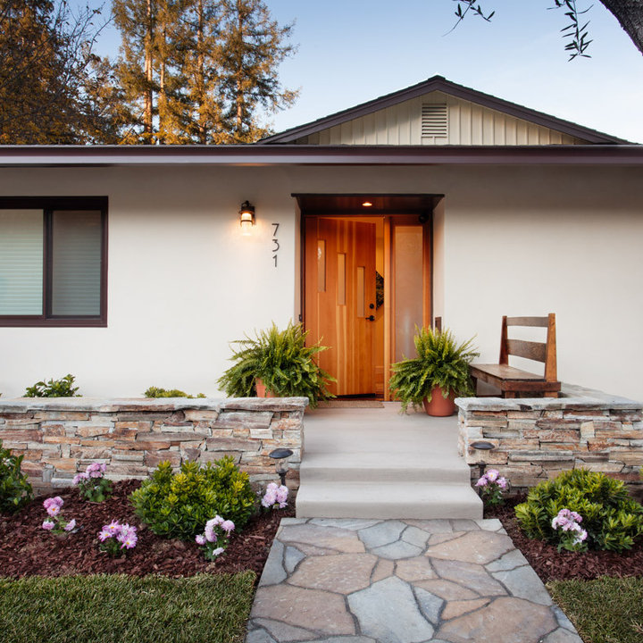 75 Mid-Century Modern Exterior Home Ideas You'll Love - October, 2025 ...