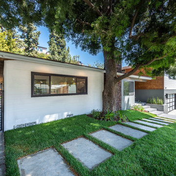 Mid-Century Modern Style Exterior Front | Wrightwood Residence | Studio City, CA