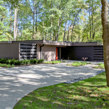 Mid-Century Modern, Whole House Renovation in Spring Mill Indianapolis