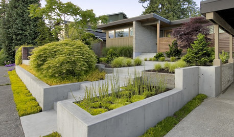 Garden Walls: Pour On the Style With Concrete