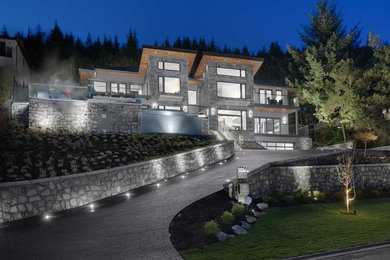 Minimalist exterior home photo in Vancouver