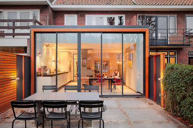 Example of a minimalist exterior home design in Amsterdam