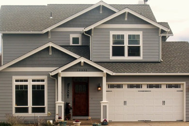 Inspiration for a craftsman exterior home remodel in Other