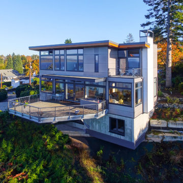 Modern Cantilevered Residence