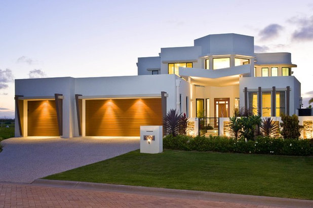 Contemporary Exterior by Gold Coast Unique Homes