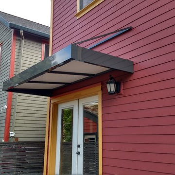 Modern door awning