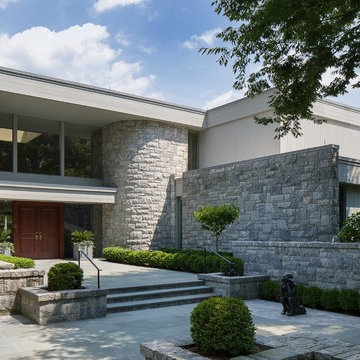 Modern Exterior Renovation, Transitional Interior in Greenwich, CT