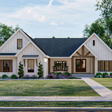 Modern Farmhouse Plan 963-00409