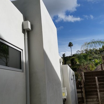 Modern Flat Roof Scupper Collector Boxes in Sherman Oaks California