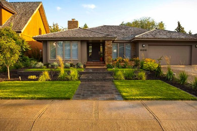 Inspiration for an exterior home remodel in Calgary