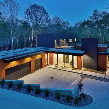 Modern Hillside Custom Home in Chapel Hill, NC