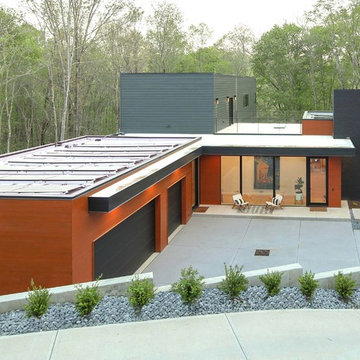 Modern Hillside Custom Home in Chapel Hill, NC