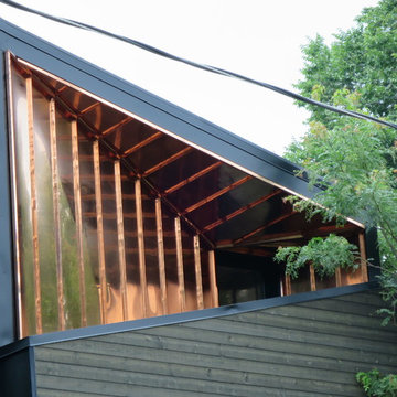 Modern Home Exterior Metal Siding, Wood Siding & Copper