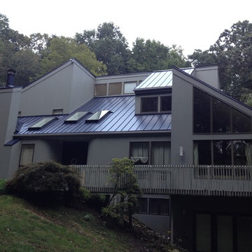 Modern home with Metal Roof Towson MD