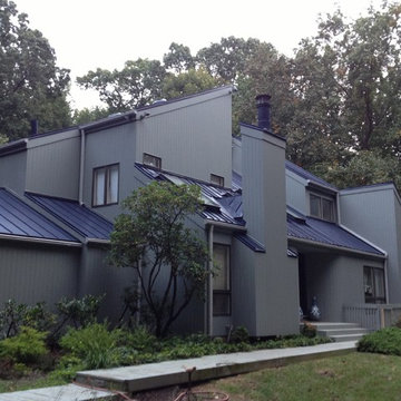 Modern home with Metal Roof Towson MD